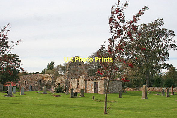 Photo 6"x4" St Andrews Kirk Gullane c2011