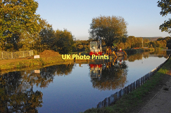 Photo 6"x4" Lancaster Canal improvement works Lancaster c2011