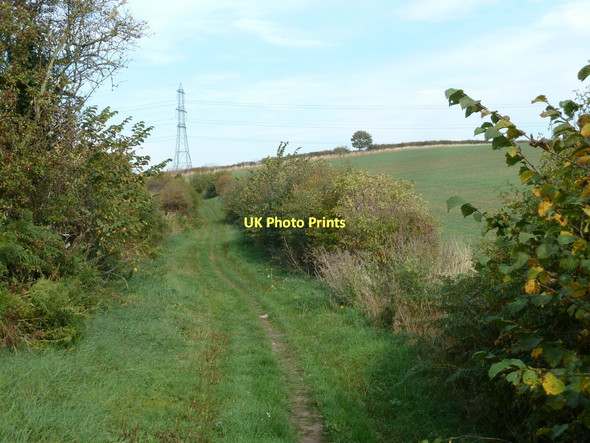 Photo 6"x4" Forge Lane (track) Shirebrook c2011