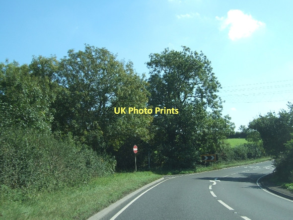 Photo 6"x4" Junction of Norman Lane with A39 Ashcott c2011