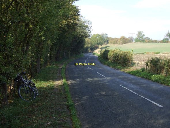 Photo 6"x4" Newton Lane heading west Fairburn c2011