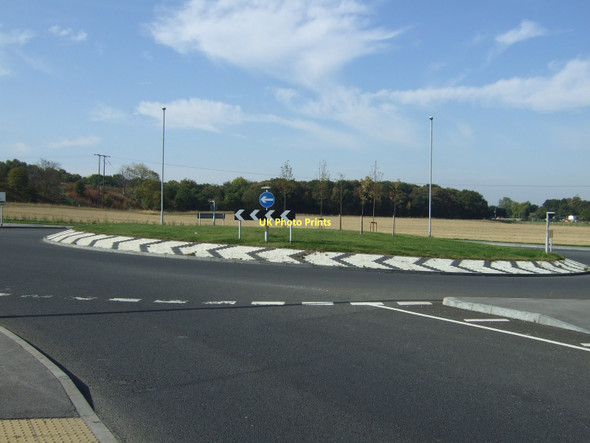 Photo 6"x4" Roundabout on the A6539 Castleford c2011