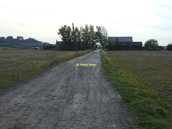 Photo 6"x4" Track to Bungalow Farm Featherstone\/SE4220 c2011
