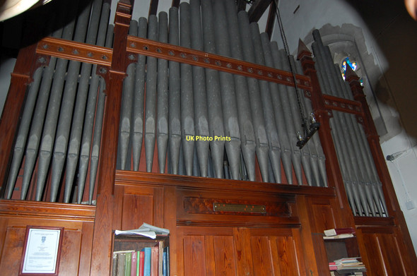 Photo 6"x4" Organ in Catsfield Church Catsfield c2011