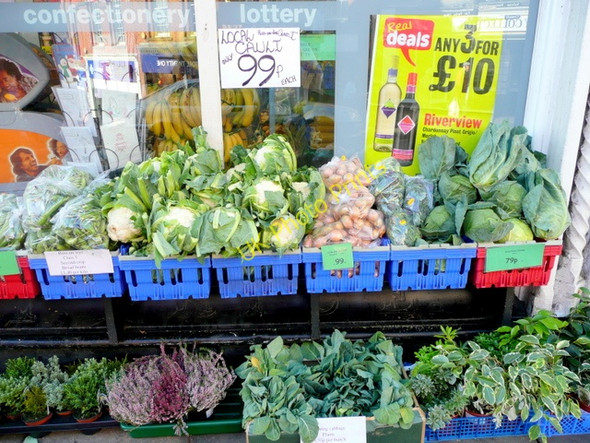 Photo 6"x4" Local veg. at the Spar Shop, Ross-on-Wye Ross-on-Wye c2009