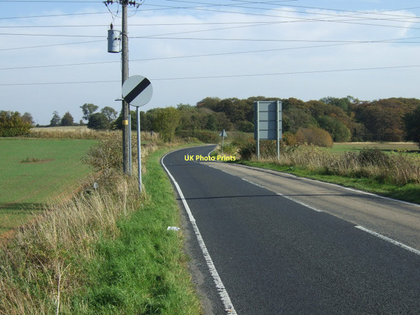 Photo 6"x4" Back Newton Lane towards Fairburn Ledston Luck c2011