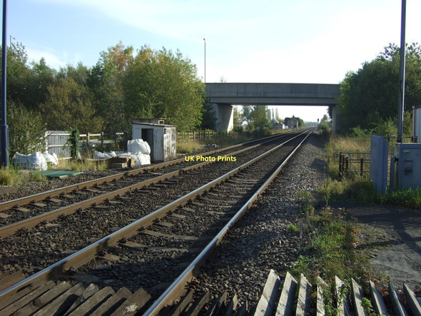 Photo 6"x4" Railway running south from Sherburn in Elmet station Sherburn in Elmet c2011