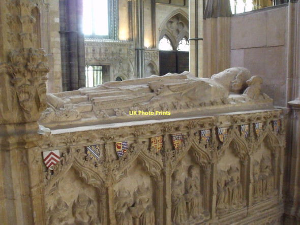 Photo 6"x4" Tomb of Henry Burghersh, Lincoln Cathedral Lincoln c2011