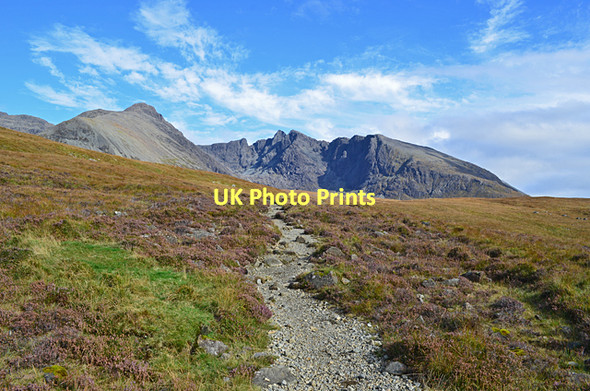 Photo 6"x4" Path to Coire Lagan Bualintur c2011