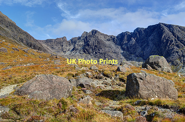 Photo 6"x4" Approaching Coire Lagan Bualintur c2011