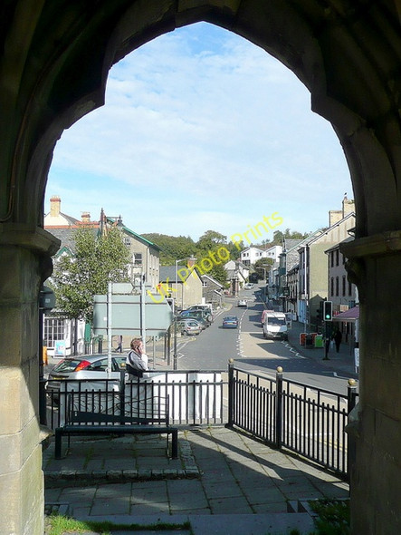 Photo 6"x4" View north through the clock tower, Machynlleth Machynlleth c2009