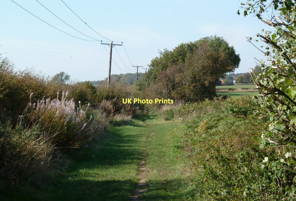 Photo 6"x4" Green Lane west of Common Lane Shirebrook c2011