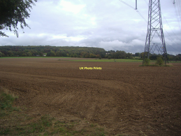Photo 6"x4" Fields on the edge of the Chiltern hills near Wendover Wendover c2011