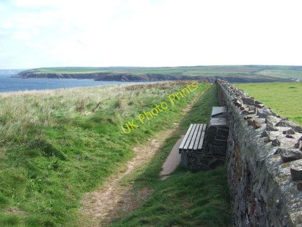 Photo 6"x4" The coast path west of St Bride's Haven St Brides\/SM7910 c2009