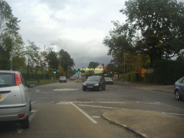Photo 6"x4" Roundabout on Stanley Hill, Amersham Amersham c2011