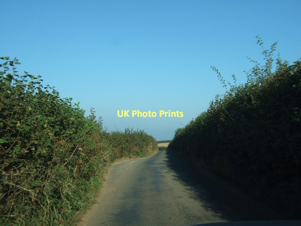 Photo 6"x4" Passing place in single track road to Dunstone Cross Dunstone\/SX7940 c2011