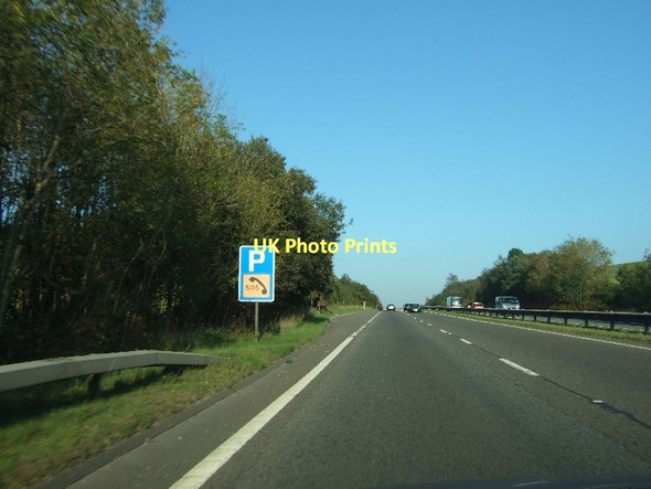 Photo 6"x4" Lay-by on A38 near South Brent Brent Mill c2011
