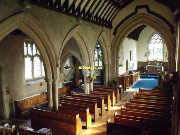 Photo 6"x4" Nave and Chancel, St Peter & St Paul Church, Upton Upton\/SK7354 c2011