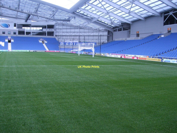 Photo 6"x4" South & East Stands - Amex Stadium Falmer c2011