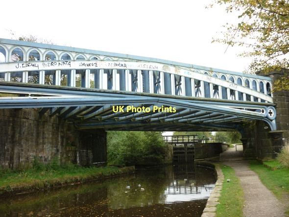 Photo 6"x4" Bridge 69b and lock 61, Rochdale Canal Middleton\/SD8706 c2011