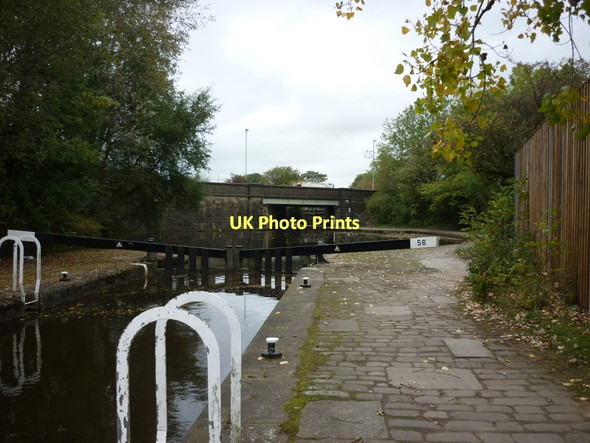 Photo 6"x4" Lock #56 and bridge #67, Rochdale Canal Middleton\/SD8706 c2011
