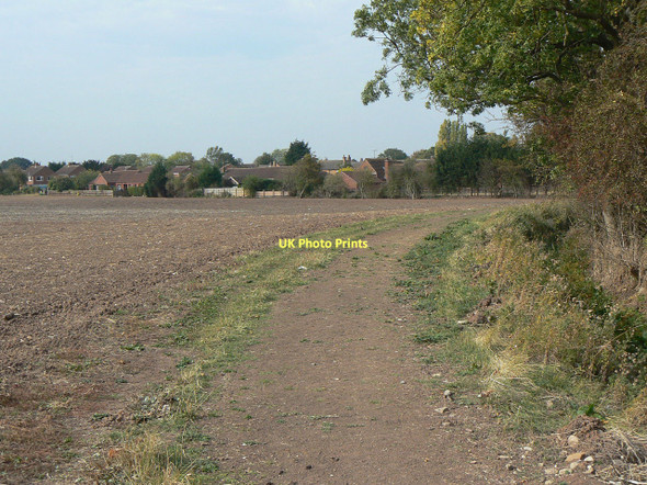 Photo 6"x4" Permissive footpath Cropwell Bishop c2011