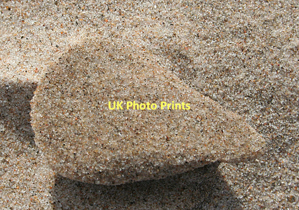 Photo 6"x4" Sand plaque Lossiemouth c2011