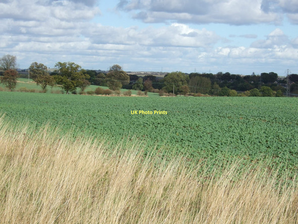 Photo 6"x4" Farmland off Chevet Lane Woolgreaves c2011