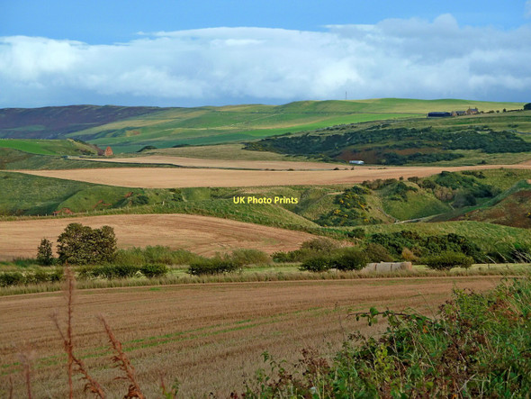 Photo 6"x4" View over Meikle Black Law, East Lothian. Old Cambus c2011