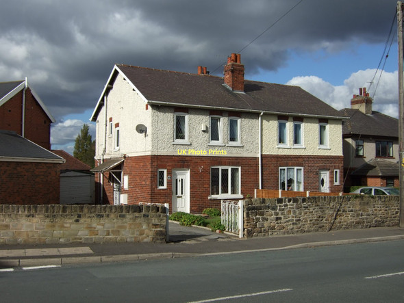 Photo 6"x4" Houses on Stoney Lane Chapelthorpe c2011