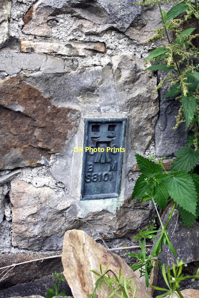 Photo 6"x4" Benchmark on Swinithwaite Farm Swinithwaite c2011