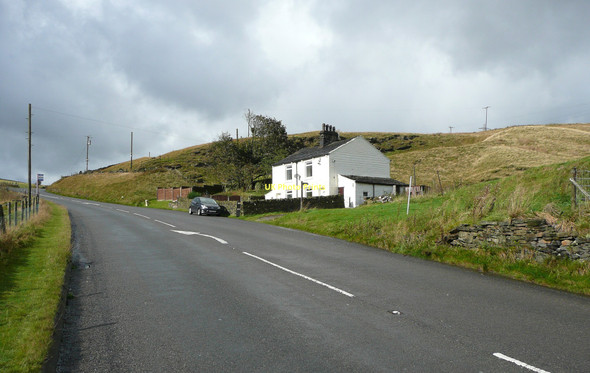 Photo 6"x4" Cottages on the A681 Bacup Road, Todmoden Clough Foot c2011