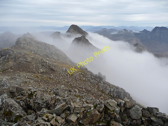 Photo 6"x4" East from the summit of Bruach na Frithe Bruach na Frithe c2009