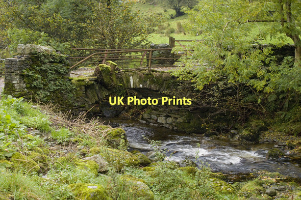Photo 6"x4" Farm bridge over Troutbeck High Green\/NY4103 c2011