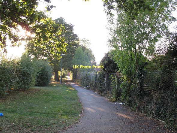 Photo 6"x4" Footpath west of Eltham Palace Eltham c2011