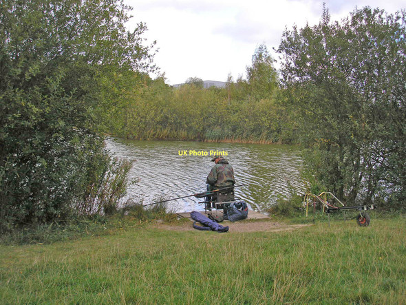 Photo 6"x4" Colliery fishing Upton\/SE4713 c2011
