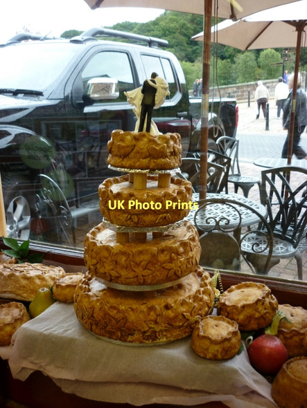 Photo 6"x4" A pork pie wedding cake at Eley's of Ironbridge Ironbridge c2011