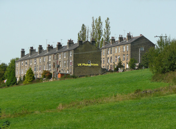 Photo 6"x4" Belmont Terrace and Beulah Place, Luddendenfoot Sowerby Bridge c2011