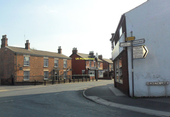 Photo 6"x4" Junction of Hesketh Lane and Church Road, Tarleton Tarleton c2011