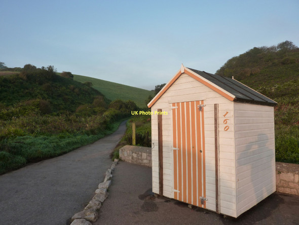 Photo 6"x4" End of season for the beach hut at Broadsands Beach Broadsands c2011