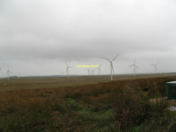 Photo 6"x4" Whitelee Windfarm Greenfield Burn\/NS5248 c2011