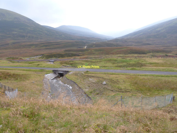Photo 6"x4" Allt a' Chaorainn running under minor road Creag nan Ubhal c2011