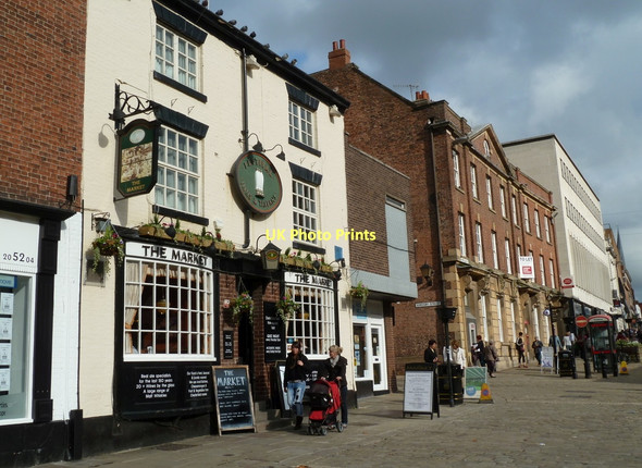 Photo 6"x4" The Market pub and shops, Chesterfield Chesterfield\/SK3871 c2011