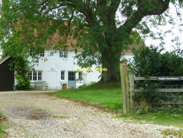 Photo 6"x4" Sapley Farmhouse Overton\/SU5149 c2011