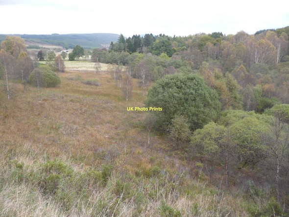 Photo 6"x4" Scrubby slopes above Erochty Water Calvine c2011
