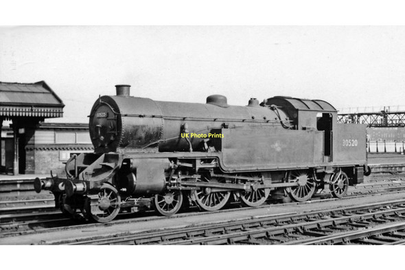 Photo 6"x4" Ex-LSW 4-6-2T at Clapham Junction Battersea c1960