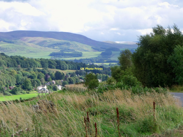 Photo 6"x4" Looking towards Moffat A701 Moffat c2011