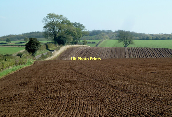 Photo 6"x4" Fields by Dale Lane near Rowthorne New Houghton\/SK4965 c2011