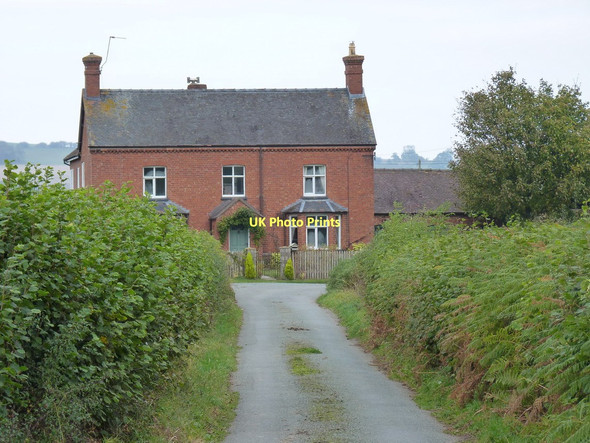 Photo 6"x4" Approaching Oakham Farm Longville in the Dale c2011