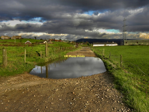 Photo 6"x4" Back Lane Mossley\/SD9701 c2011